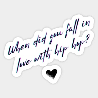 Fallin Love II - Brown Sugar Movie Sticker